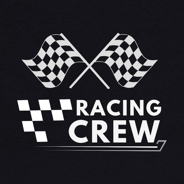 Racing  Crew Race Car Parties Parents Pit Racing Drag Dress T-Shirt by CoolFuture